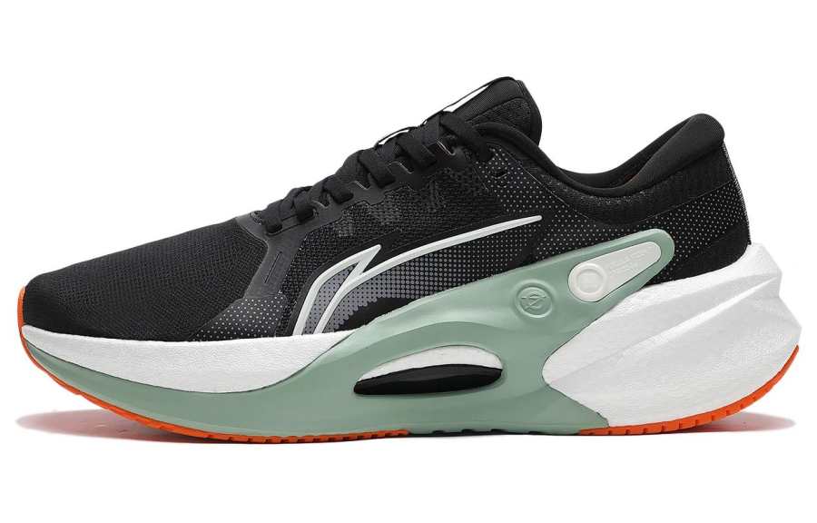 Li-Ning LiNing Furious Rider 7.0 Abrasion Resistant Breathable Low Top Running Shoes Men's Black White