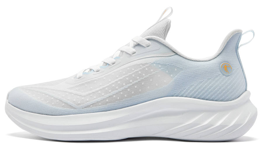 QIAODAN Speed Fabric Cushioning Slip Resistant Abrasion Resistant Breathable Lightweight Rebound Low top