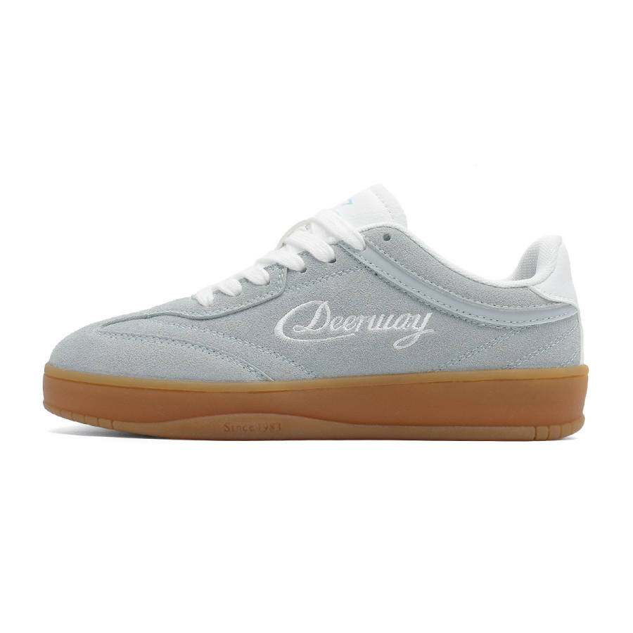 DEERWAY Low top German Army Trainers Women's Dusty Blue
