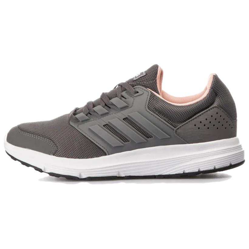 Adidas Adidas Galaxy 4 Slip Resistant Abrasion Resistant Low top Casual Running Shoes Women's Gray