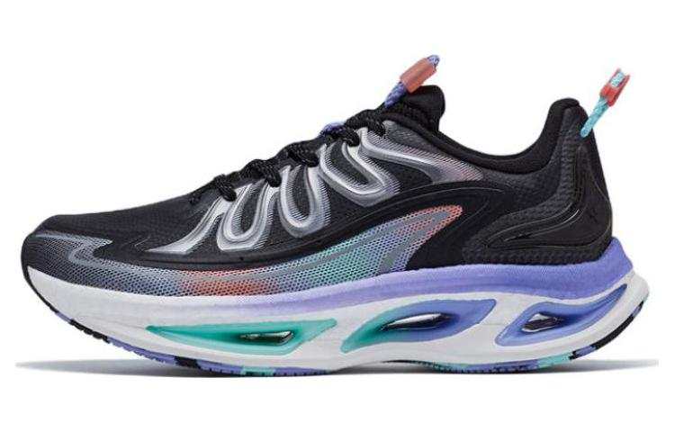 XTEP Wind & Fire 26th Generation Low top Dynamic Foam Running Shoes Women's Black Purple