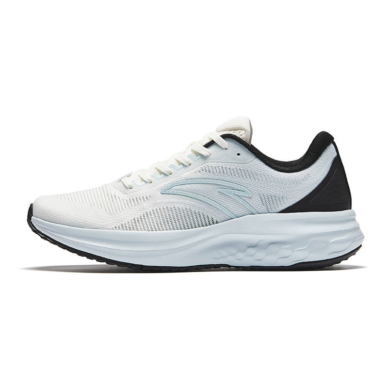 Anta LingFeng Cushioning Abrasion Resistant Breathable Low top Casual Running Shoes Men's White Blue