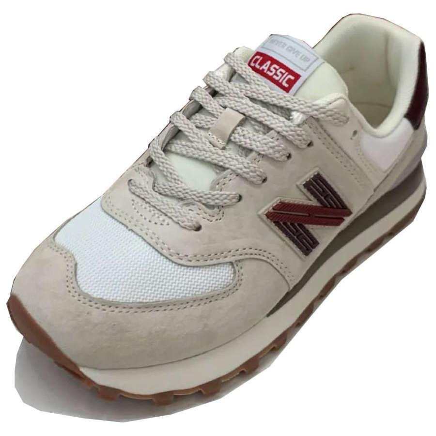 New Balance New Balance NB 574 Comfortable Cushioning, Wear Resistant Low top Running Shoes Women's Oat