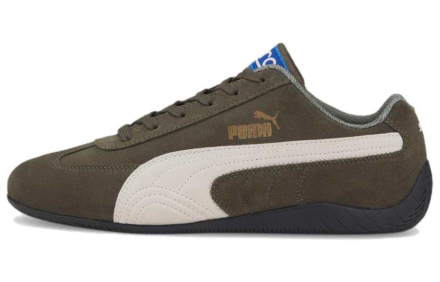 PUMA Speedcat Comfortable Leather Cushioning Slip Resistant Abrasion Resistant Lightweight Low top Running Shoes Unisex