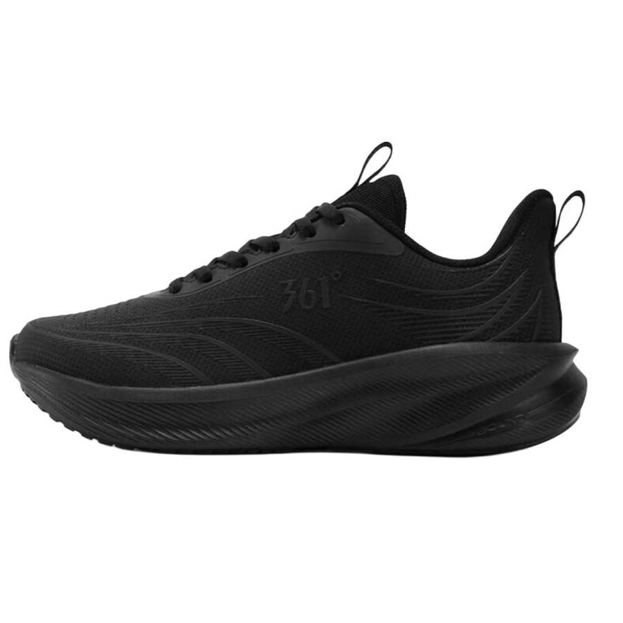 361° Slip Resistant Coverage Lightweight Low top Casual Running Shoes Women's Black