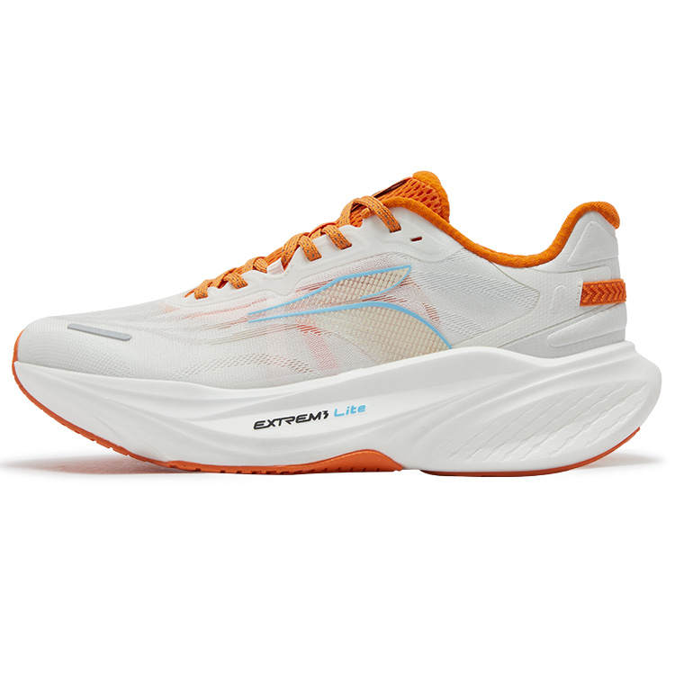 361° Abrasion Resistant Breathable Rebound Low top Casual Running Shoes Men's Lava Orange