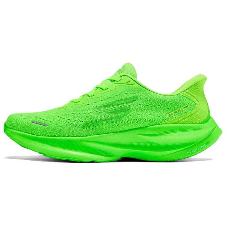 Skechers MEN'S GO Cushioning Breathable Support Running Shoes Men's Neon Green