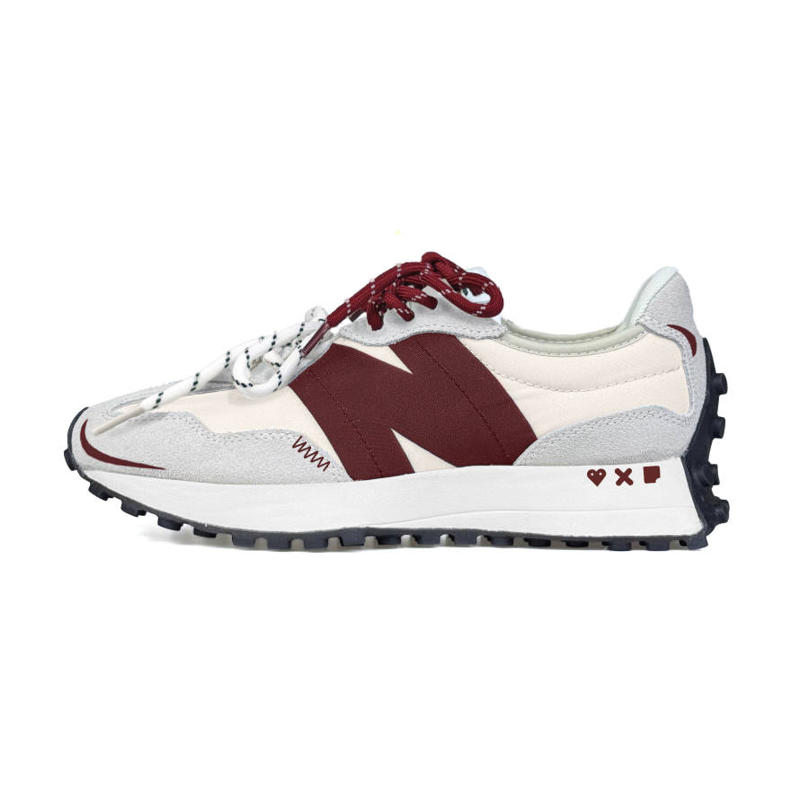 New Balance New Balance NB 327 Cushioning, Wear Resistant Low top Casual City Commuting Running Shoes Unisex Red Gray