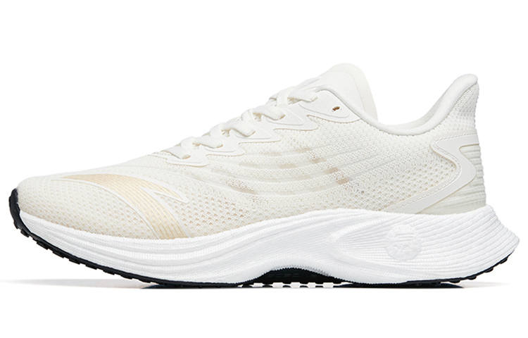 Anta MACH 1.0 Nitrogen Technology Lightweight Low top Running Shoes Women's White Black