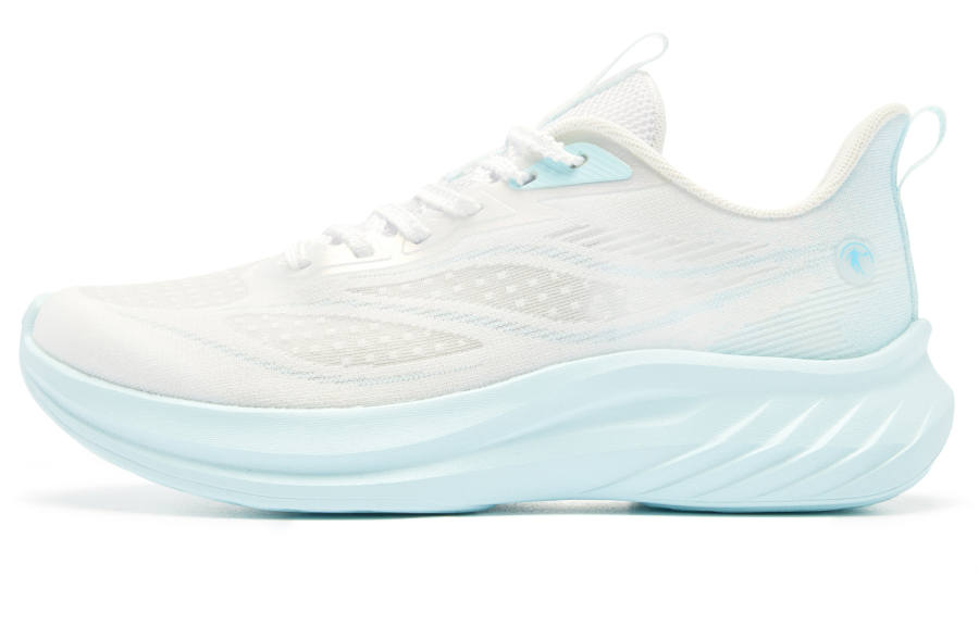 QIAODAN Light Speed 5.0LITE Low top Training Running Shoes Women's White Blue