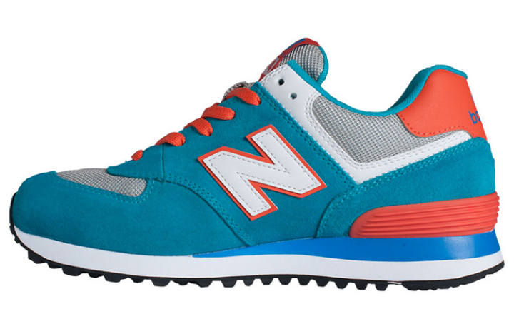 New Balance 574 Wmns New Balance 'Aqua Orange' Women's