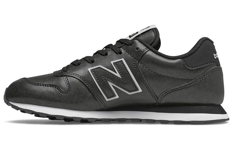New Balance New Balance NB 500 Cushioning Slip Resistant Abrasion Resistant Low top Running Shoes Women's Black White