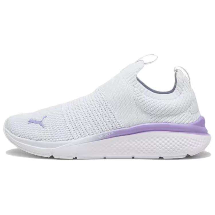 PUMA Softride Pro Slip Resistant And Breathable Low top Running Shoes Women's White Purple