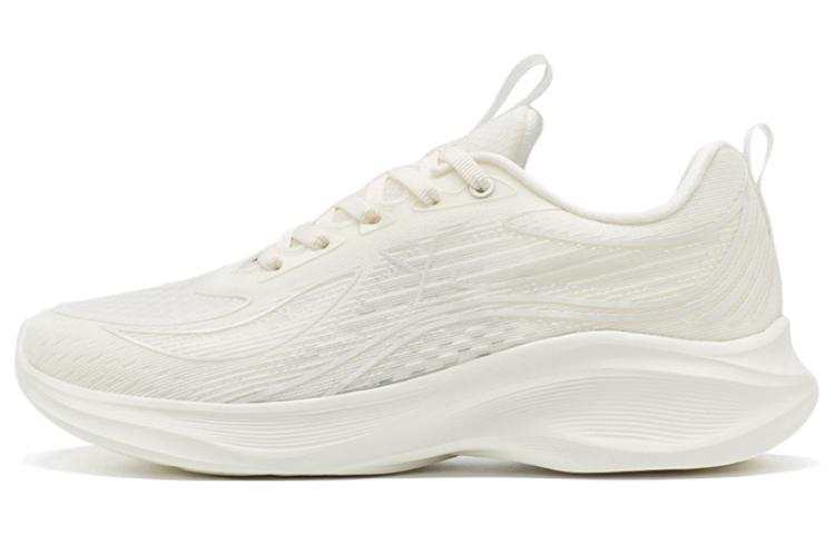 XTEP Shuyue2.0 Comfortable Slip Resistant, Abrasion Resistant, Breathable Low top Running Shoes Women's White