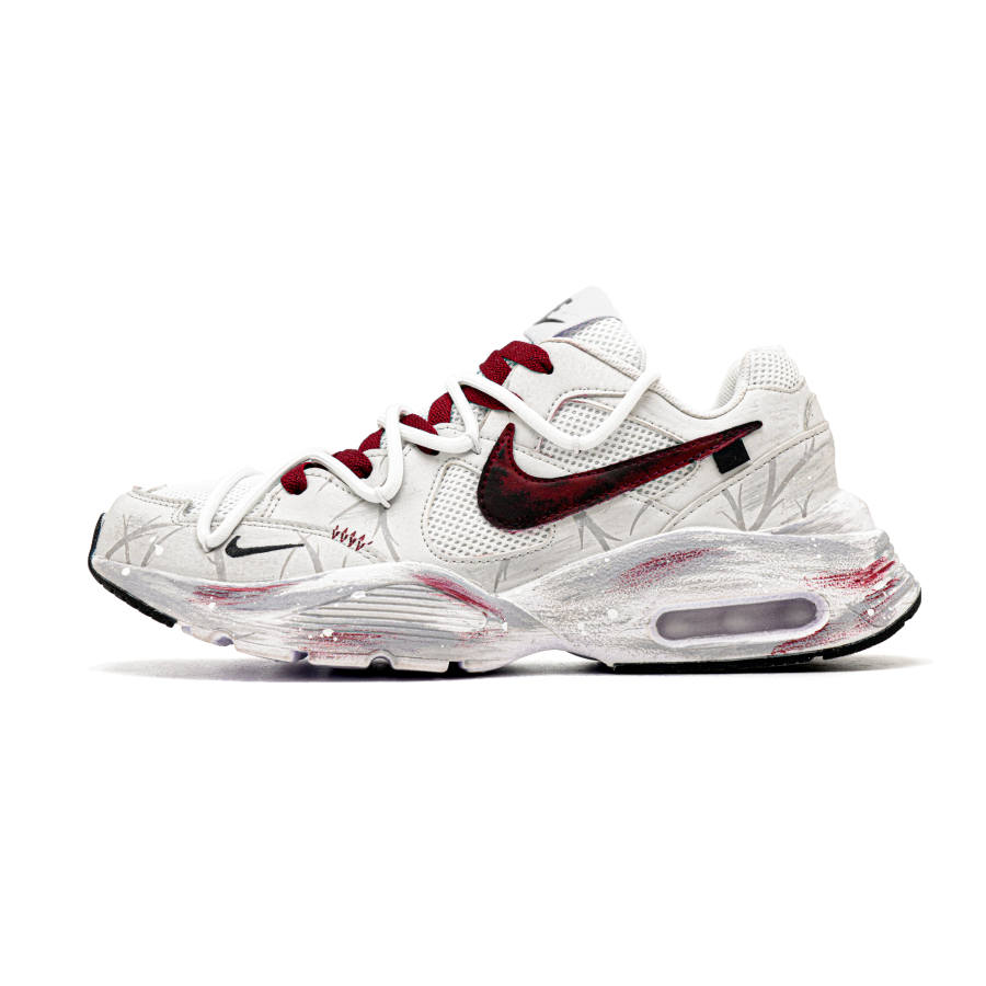 Nike Nike Air Max Fusion Textile, Synthetic Leather, Leather Cushioning, Wear Resistant Low top Running Shoes Women's