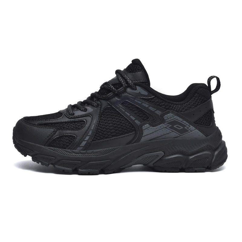 LOTTO Cushioning Slip Resistant Abrasion Resistant Low top Running Shoes Women's Black