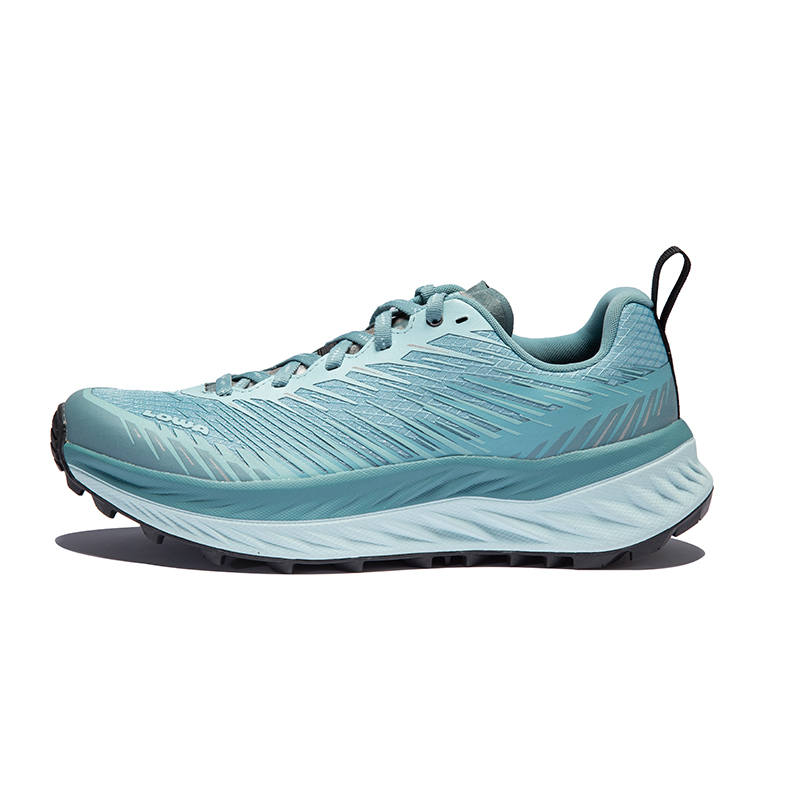 Lowa Fortux Cushioning Abrasion Resistant Non Slip And Waterproof Breathable Low top Outdoor Shoes Women's Glacier Blue