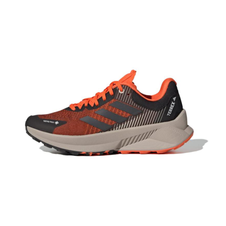 Adidas Adidas Terrex Soulstride Flow Gore Tex Core Black Grey Semi Impact Orange Women's