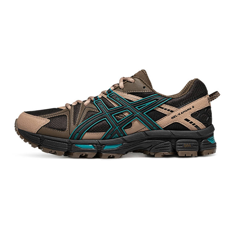 ASICS Gel Kahana 8 Cushioning Breathable Rebound Low top SPEVA Elasticity Running Shoes Men's Black Coffee