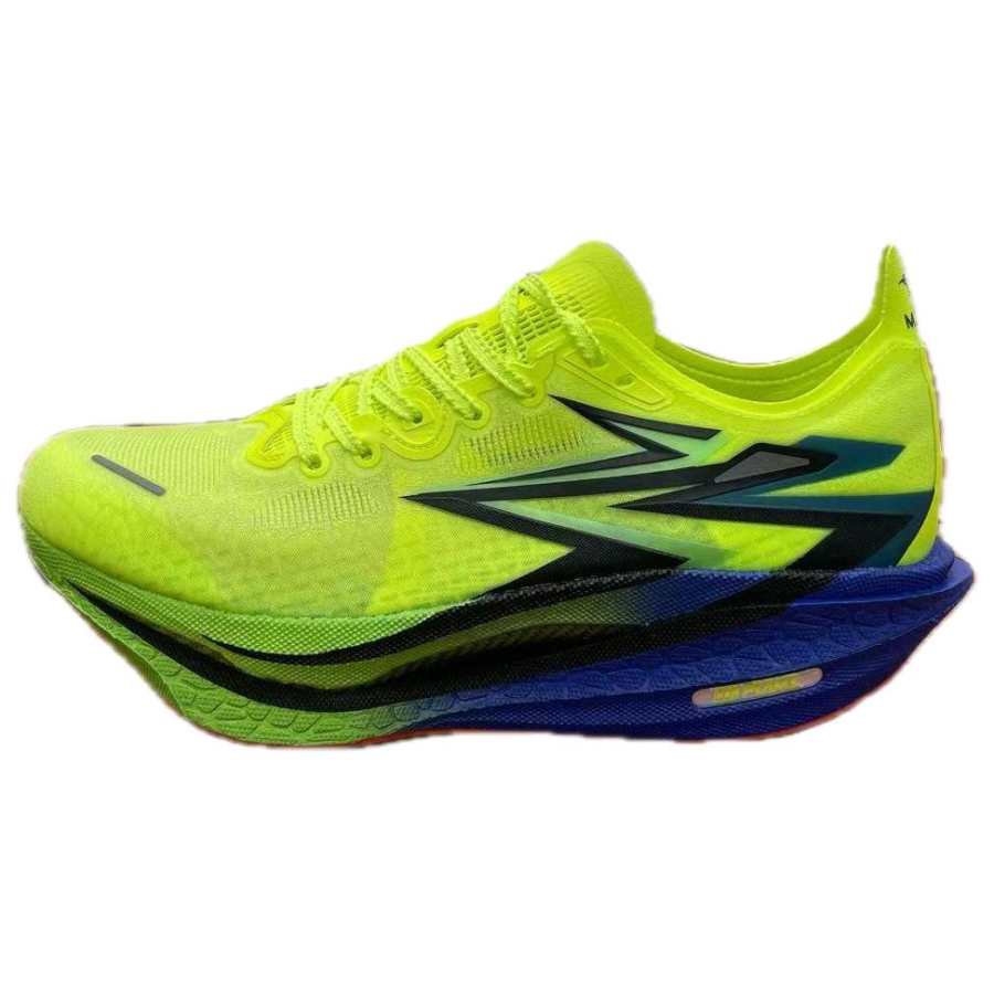 361° Flame 4 Low top Nylon Elastomer Midsole Casual Marathon Racing Running Shoes Men's Green Blue