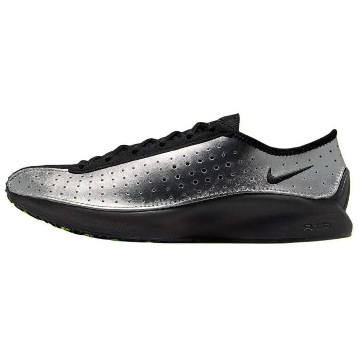 Nike Nike Air Superfly Textile, Leather Breathable Low top Casual Running Shoes Women's Silver