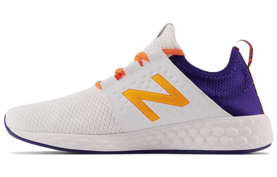 New Balance New Balance NB Fresh Foam Cruzv1 V1 Fresh Foam Reissue Low top Running Shoes White Purple Yellow