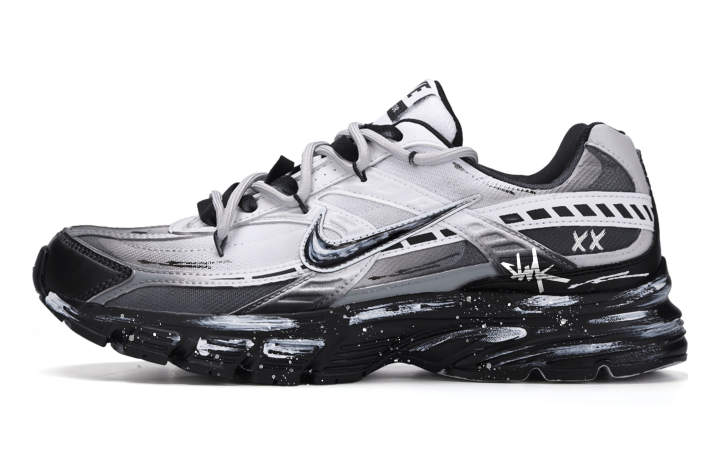 Nike Nike Initiator Cushioning, Wear Resistant Low top Running Shoes Unisex Gray White