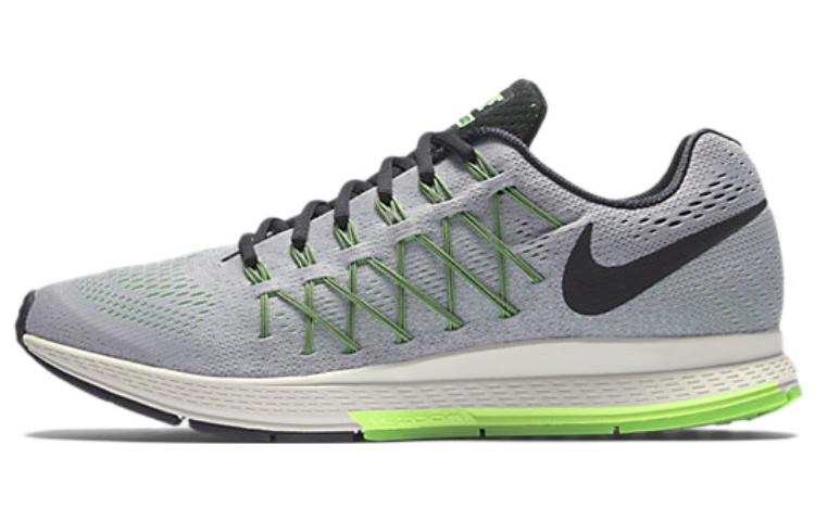 Nike Nike Air Zoom Pegasus 32 Cushioning Slip Resistant Abrasion Resistant Low top Running Shoes Men's Gray Green