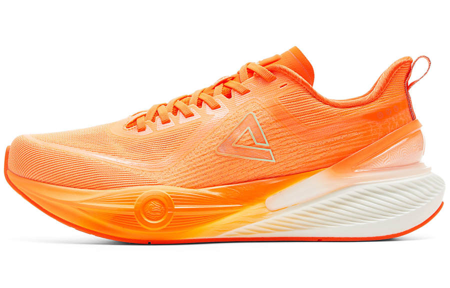 PEAK Taichi 7.0 PRO Cushioning Slip Resistant Abrasion Resistant Low top Training Running Shoes Men's Flame Orange