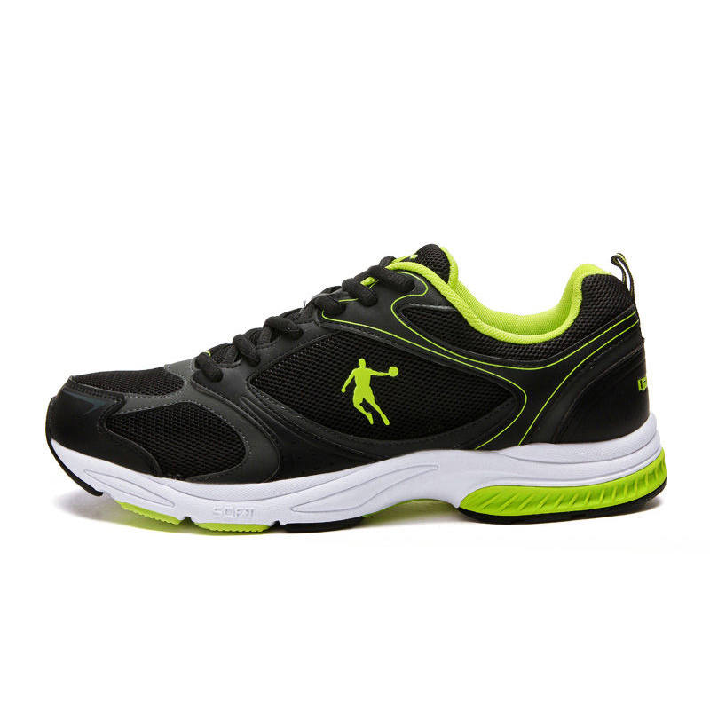 QIAODAN Slip Resistant Abrasion Resistant Breathable Lightweight Low top Running Shoes Men's