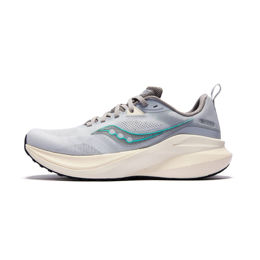 Saucony Slip Resistant Abrasion Resistant Slip Resistant Abrasion Resistant Low top Casual Running Shoes Men's Gray