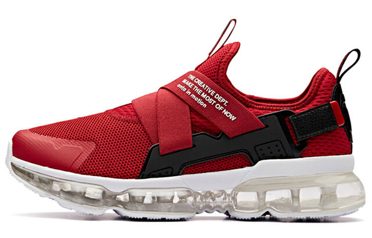 Anta Lightweight Rebound Lightweight Rebound Low top Running Shoes Men's Black Red