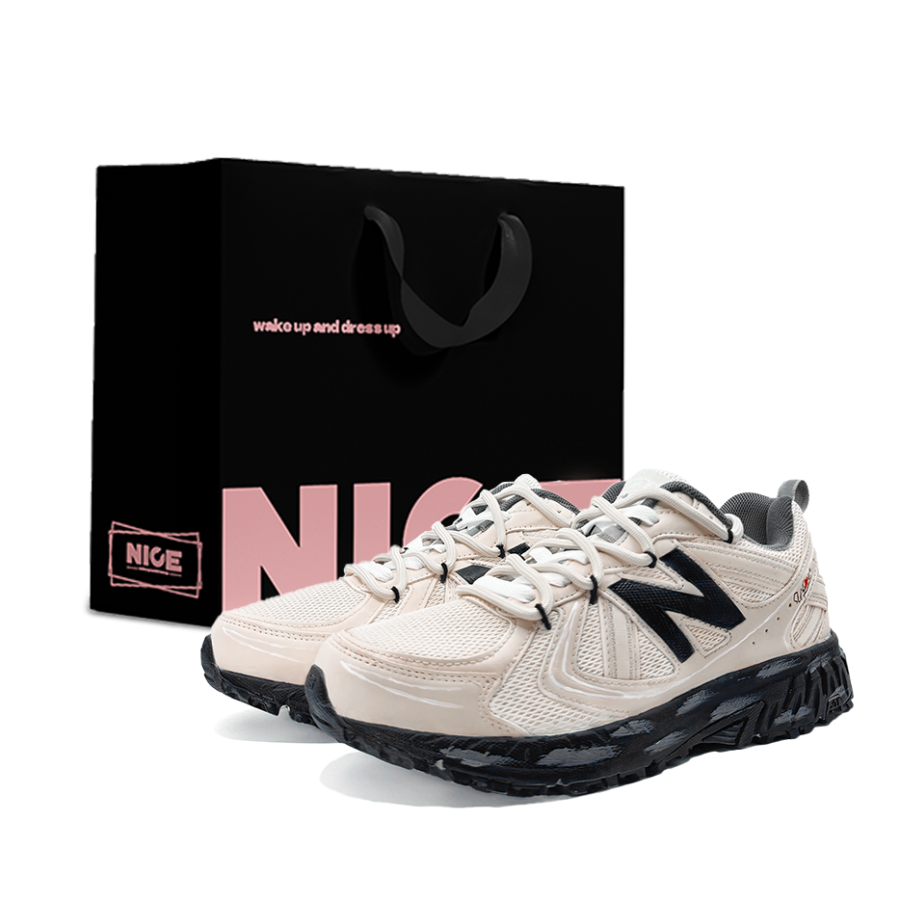 New Balance New Balance NB 410 V5 Mesh Mid top Casual City Commuting Running Shoes Unisex Beige Black