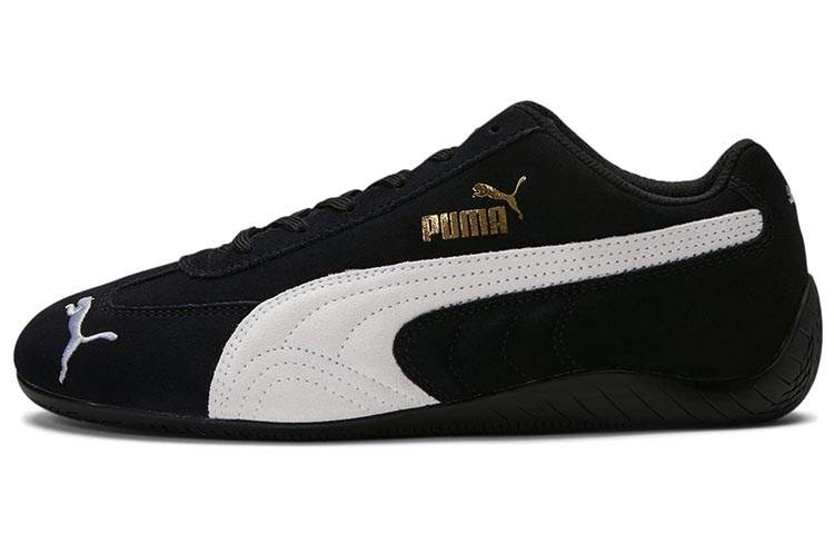 PUMA Speedcat Cushioning Slip Resistant Abrasion Resistant Low top Running Shoes Women's Black White