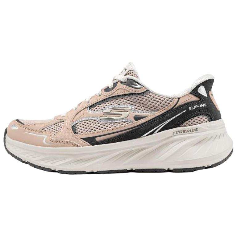 Skechers Edgeride Cushioning Breathable Lightweight Low top Casual Running Shoes Women's Pink