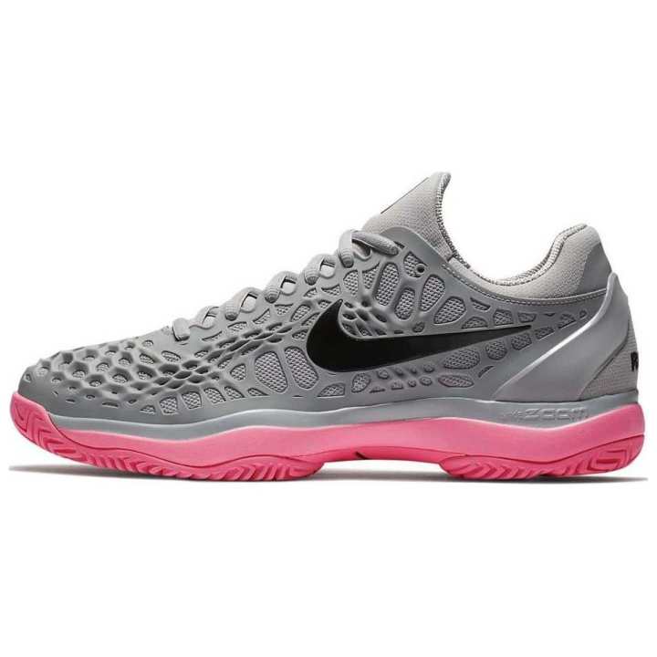 Nike Nike Zoom Cage 3 Abrasion Resistant Lightweight Wear resistant And Lightweight Low top Running Shoes Unisex Gray Black