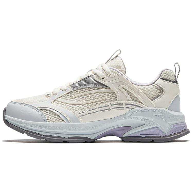 Anta Millennium Glacier Comfortable Slip Resistant Low top Casual Shoes Women's White Gray