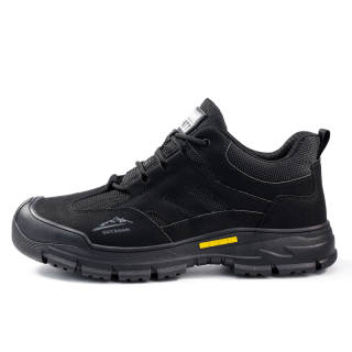 LANOUDUN Comfortable And Trendy Abrasion Resistant Coverage Impact Resistant Low top Outdoor Shoes Men's Black