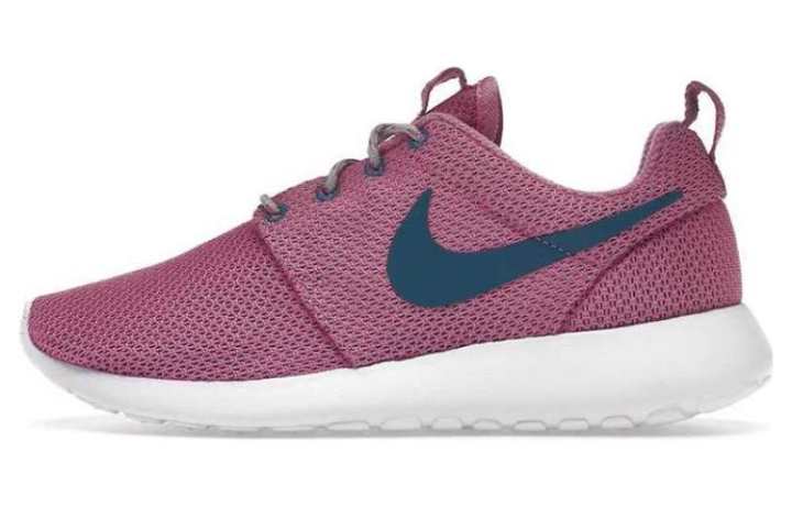 Nike Nike Roshe Run Red Violet Green Abyss Women's