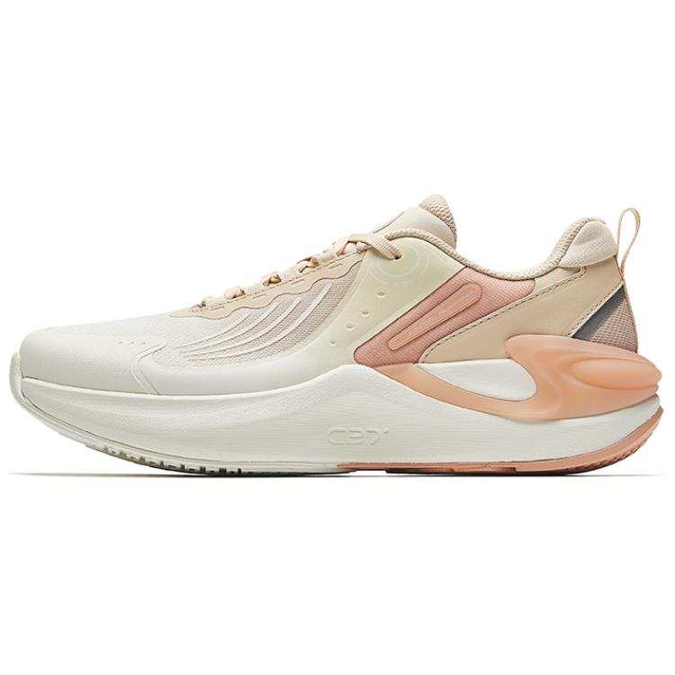 Anta C37+ Cushioning Rebound Low top Running Shoes Women's White Orange