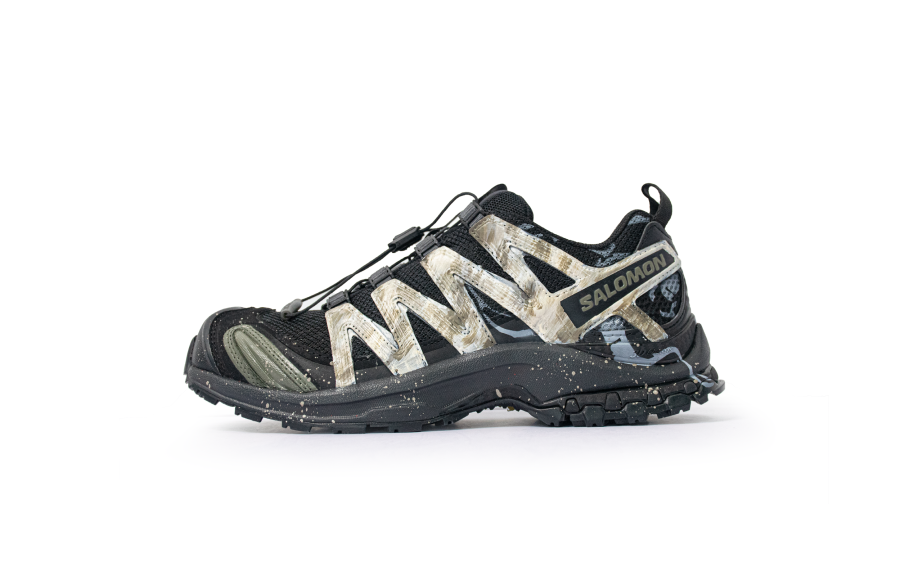 SALOMON XA PRO 3D LA YAUTE Low top Training Running Shoes Unisex Black Apricot