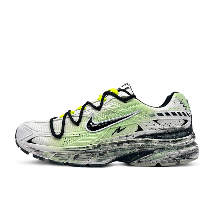 Nike Nike Initiator Cushioning Abrasion Resistant Breathable Lightweight Low top Running Shoes Unisex Neon Green