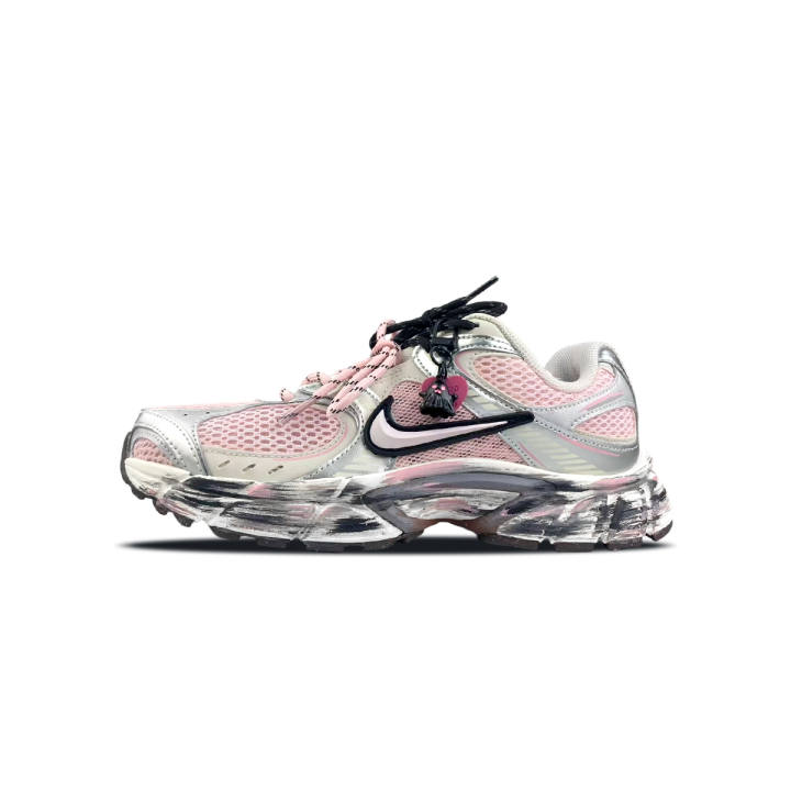 Nike Nike V5 RNR Abrasion Resistant Breathable Abrasion Resistant Breathable Low top Running Shoes Women's Pink Silver