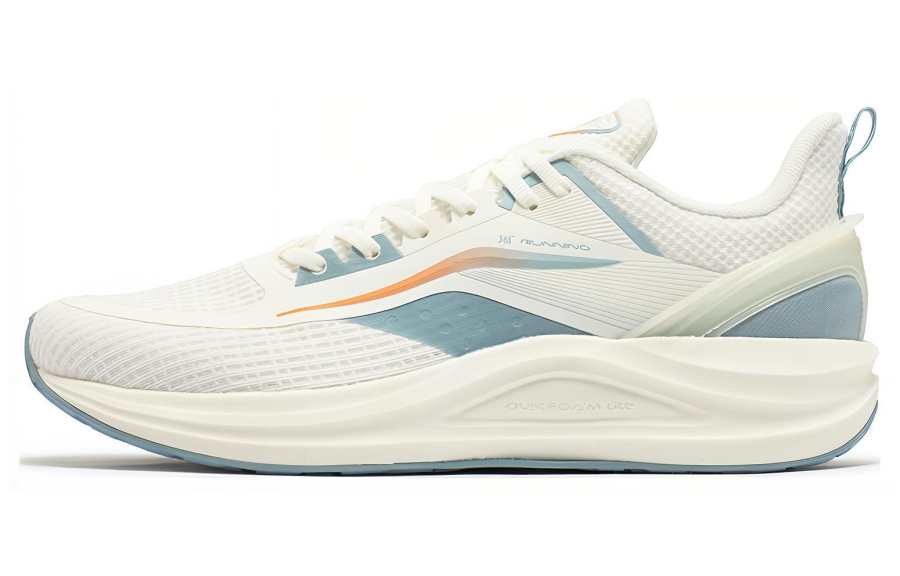 361° Wear resistant And Lightweight Low top Running Shoes Men's White Blue