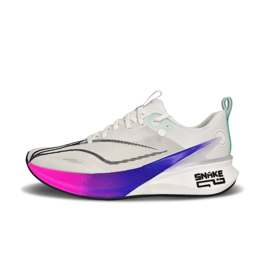 Li-Ning Li Ning Red Hare 8PRO Slip Resistant, Abrasion Resistant, Breathable Low top Casual Running Shoes Unisex White Purple