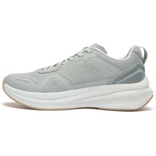 RAPIDO Slip Resistant, Abrasion Resistant, Lightweight Low top Running Shoes Unisex Gray White