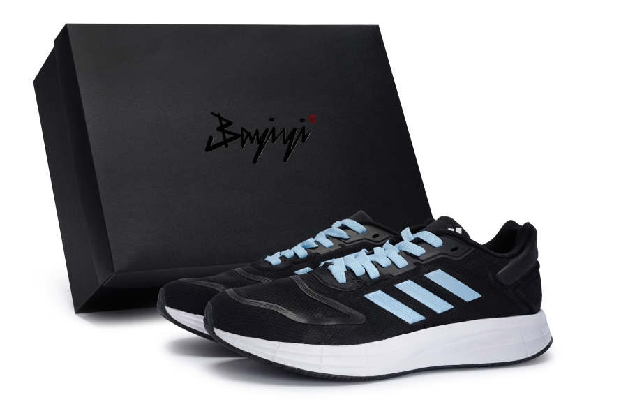 Adidas Adidas DURAMO LITE 2.0 Slip Resistant Abrasion Resistant Low top Running Shoes Women's Black Blue