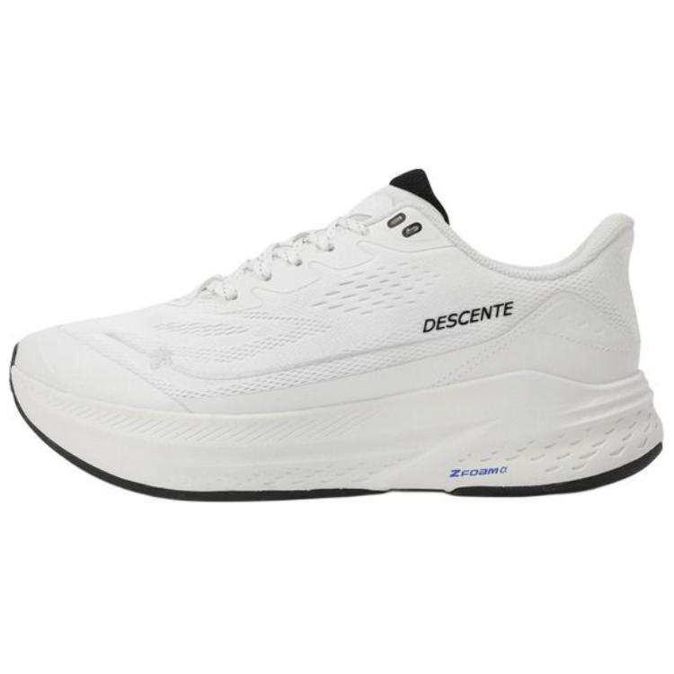 DESCENTE Low top Casual Training Long Distance Running Sprint City Commuting Running Shoes Unisex White