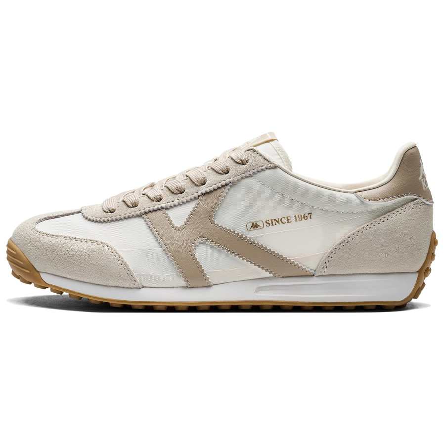 Kappa SERIES Low top Running Shoes Unisex Winter White Light Yellow Gray Khaki