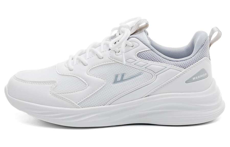 WARRIOR WARRIOR Low top Casual Running Shoes Unisex White Gray
